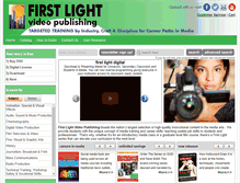 Tablet Screenshot of firstlightvideo.com